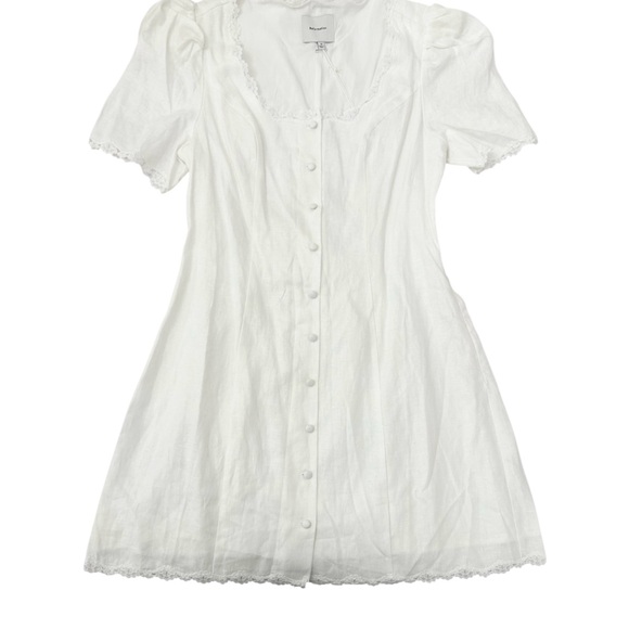 Reformation Cream Anabella Mini Dress - Picture 5 of 7